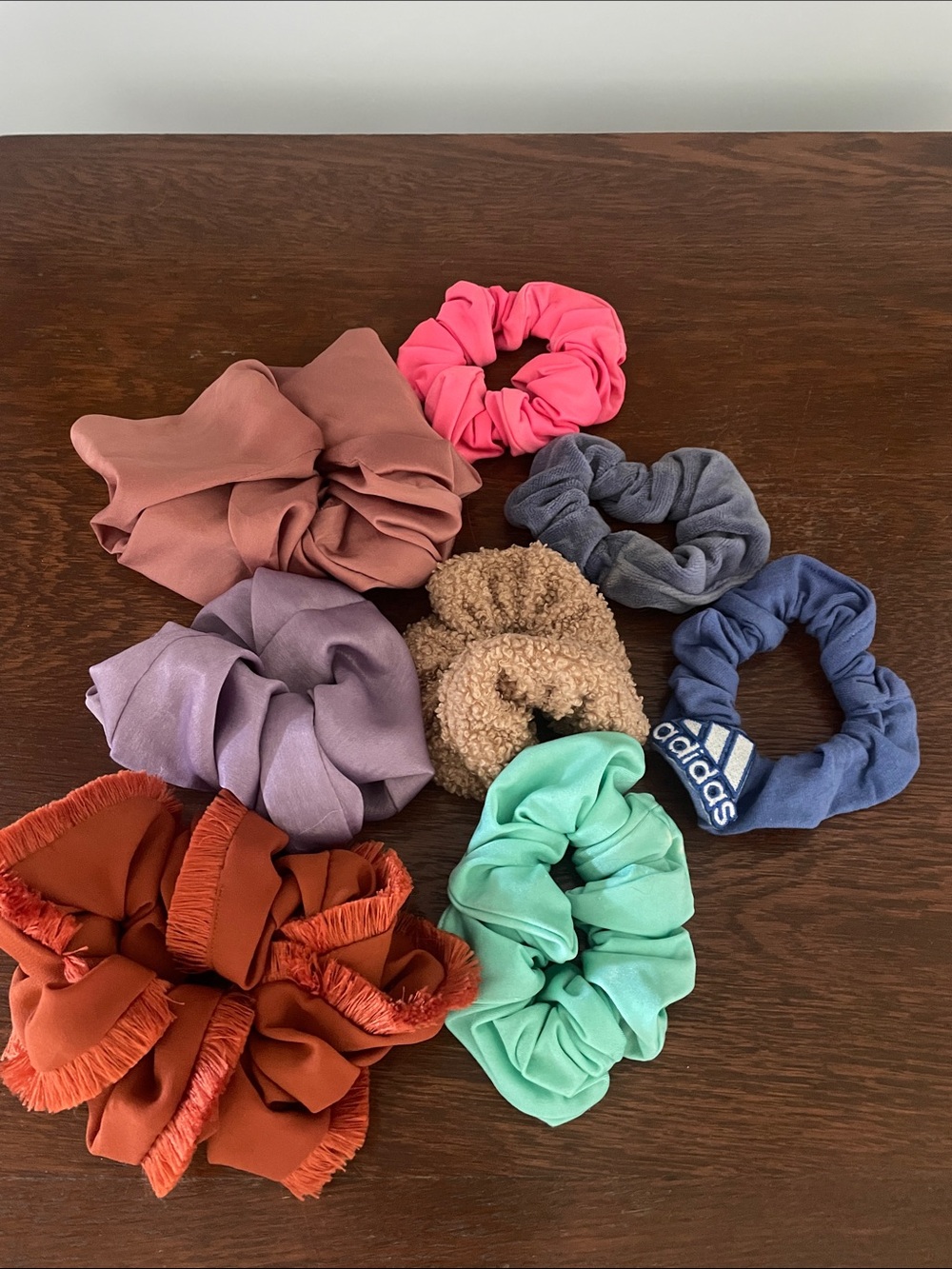 Scrunchie lot of 8 in various colors - Hair Tie